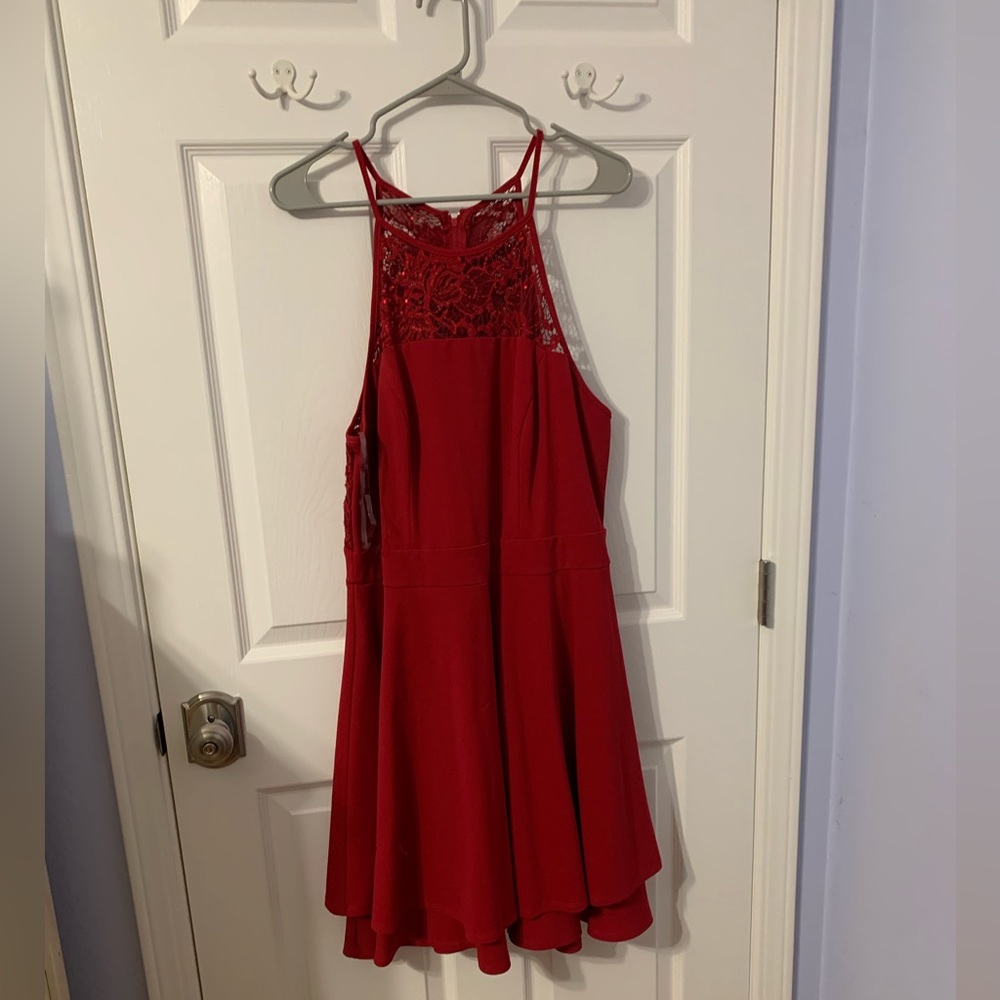 Red dress